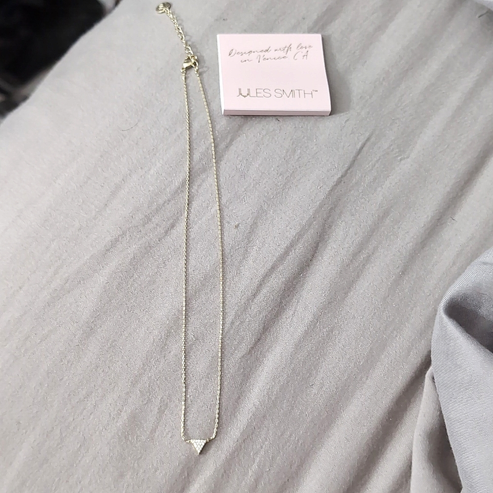 Jules Smith Mini Pyramid Necklace